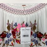 Free People White Sunbeams Embroidered Mini Dress Photo 5