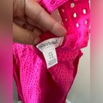 Motherhood  Maternity Pink Cotton Tie Summer Dress Criss Cross Back LG Photo 6