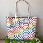 Coach  City Tote In Rainbow Signature Canvas c4181 Photo 2