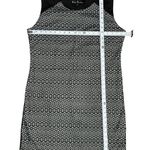 Ellen Parker Black & White Geometric Lace Sleeveless Sheath Dress Womens Size L Size L Photo 3