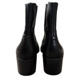 Hunt Club  Cheyenne Chelsea Boots Sz 8.5 Black‎ Leather Crocodile Western Heeled Photo 4