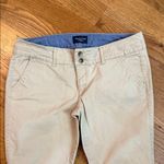 American Eagle Outfitters Women’s Khaki Chino Pants Stretch Size 12 Short Photo 2