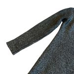 Soft Surroundings  Black Grey Wool Blend Pullover Sweater Gold Chain Size Medium Photo 7