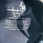 Free People NWOT Solstice Bodysuit Top Seamless High Neck Black Laser Cut Sz M Photo 5