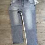 Juicy Couture Plus-Size Venice Straight Leg Jeans Size 18W Grey Marble Wash NWT Photo 10