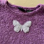 Route 66 Y2K butterfly Fuzzy baby tee Photo 2