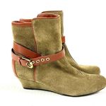 Rockport Alika Buckled Bootie in Dark Olive Photo 3