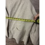 Madewell  Open Cardigan Knit Merino Wool Cream Oatmeal Sz M Cropped Ivory Pocket Photo 6