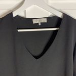 WAYF WAFY Black V-neck Puff Long-sleeve Blouse Top  Shirt Size S W-038 Photo 1