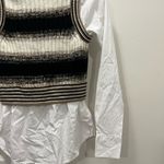 Veronica Beard Black Multi Spear Mixed Media Vest Size XS $498 Photo 10