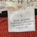 Band of Gypsies B.O.G. Band Of The Free RENEE RUST RIBBED PENCIL SKIRT Women Large Side Slit New Photo 6