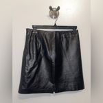 Kenneth Cole Black Leather Pencil Skirt Size 2 Photo 7