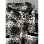 Dylan  Sherpa‎ Jacket Women Large Plaid Faux Fur Button Up Cozy Soft Plush Photo 9