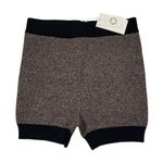 Nude Lucy Women’s Active Knit Shorts Organic Cotton Granite Size XS Brown Black Photo 1