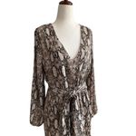 Sage The Label Women Size Large Animal Print V-Neck Dress 5-474 Photo 2