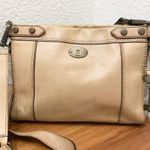 Fossil Vintage Revival ZB5406 Natural Tan Beige Cowhide Leather Crossbody Bag Photo 2