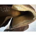 Franco Sarto Women’s Braided Fringe Brown Wedge Ankle Boots Bootie Sz. 10M Photo 14