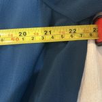 City Chic Blue Button front Maxi Dress Size M/18 Smocked Waist Boho Style Photo 7