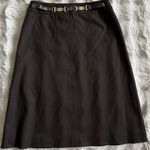 CELINE Paris vintage brown Wool Skirt Brown Size 38 Photo 1