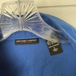 New York & Company Women’s Large Blue Longsleeve Top Photo 1