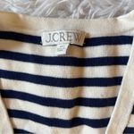 J.Crew  Emilie sweater vest stripe blue and white size XXS Photo 2