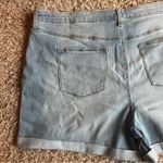 Sonoma NWT! Light Wash Distressed High Rise Jean Short Size 24W Photo 9