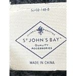 St. John  Shawl‎ Wrap Black Red Photo 6