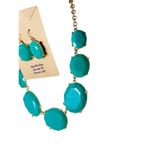 Tasha 3pc Fashion Jewelry Set Green Statement Necklace Dangle Earrings Bracelet Green Photo 1