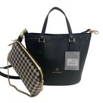 Nanette Lepore  Women’s Bag In A Bag Satchel with‎ Baguette Black 9X4.5X8.5 Photo 0