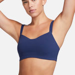 Nike  NWT Zenvy Strappy Women's Sports Bra Padded Navy Blue Size S Photo 0