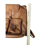 Coach Leather Backpack Used Brown Unisex Photo 12