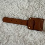 Tory Burch Tan and Brown Stretch Leather Belt with Gold Buckle Size XS Photo 9
