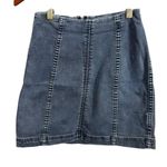 Free People  Denim Skirt, Size 2, Blue Photo 0