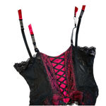 LOVEHONEY Lace Up Bustier Corset Black Size 2X Photo 3