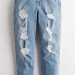 Hollister NWT  High Rise Mom Jean Light Denim Photo 0