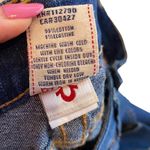 True Religion Joey Flare Jean Size 27x34 Medium Wash Distressed Photo 3