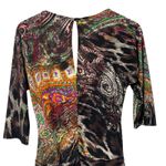 Laura Max‎ Women's Maxi Dress L Multicolor Paisley Print V Photo 8