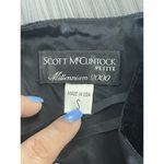 Jessica McClintock JESSICA MCCLINTOCK BLACK VELVET FORMAL SHAWL Size S Petite Photo 2