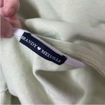 Brandy Melville  Alexis Cropped Halter Top in Green/White OS Photo 9