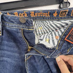 Rock Revival  Women Jessica Skinny Jeans Rhinestones Logo Size 28 x 30 Photo 3
