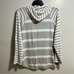 Maurice's Gray and White Striped Sweater (193) Photo 3