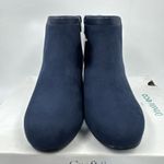 Croft & Barrow Boots Womens 7.5 Ocelote Ankle Ortholite Booties Blue Suede Wedge Photo 1