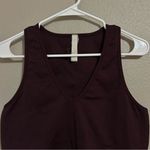 Athleta Aurora Purple Seamless Crop Rib Tank Longline Sports Bra Women’s Size XL Photo 2