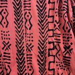 Tianello Plus 3X Shirt Pink Black Soul of Africa Shyanne Top Lagenlook Boho USA Photo 2