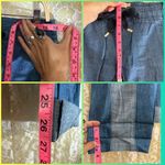 Tory Burch  Blue Denim Pants with drawstring sz 28 euc Photo 7