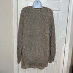 Ellen Tracy  Pullover oatmeal marl color Sweater size large Photo 2