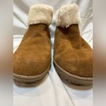 Minnetonka  Brown Suede Sherpa Slipper Ankle Boots Photo 6