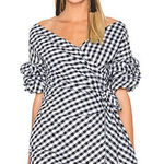 Fame and Partners  x Revolve Russo Gingham Mini Dress Photo 0
