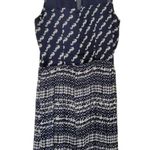 BCBG Maxazria Blue Sleeveless Tank Seahorse Dress Size XS Photo 2