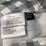 TRU LUX JEANS Gingham Black & White Size 12 Inseam 28” Photo 3